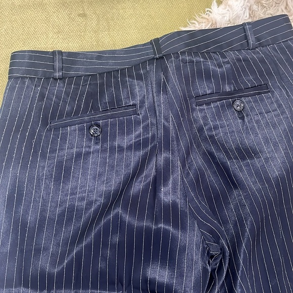 Women’s Satin Navy Pants - Picture 5 of 5